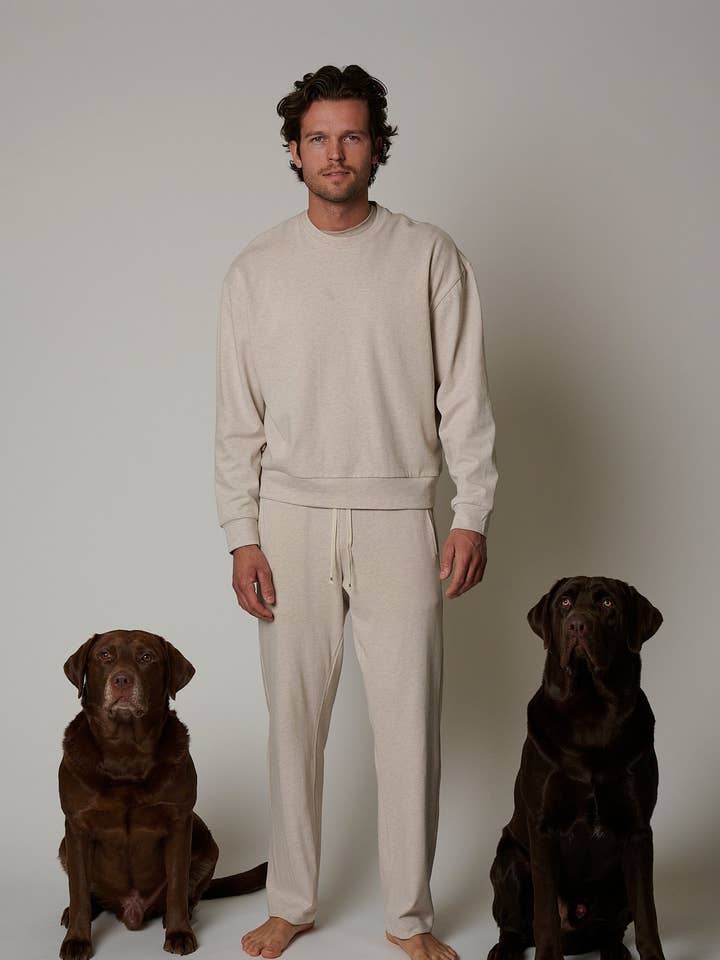 COTTON LOUNGE CREW for wholesale by LEISURE LAB