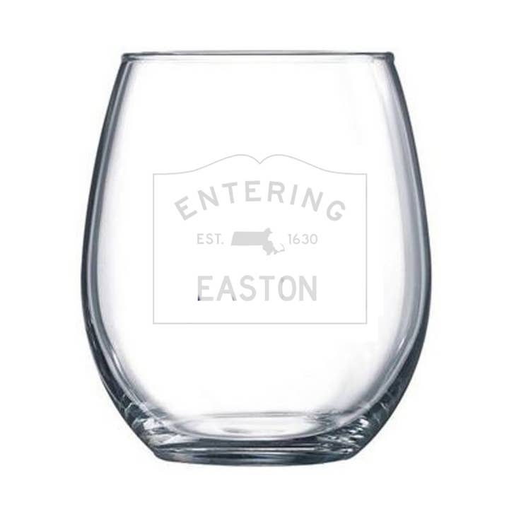 Peachy Pendants - Wholesale Wine Glass - STEMLESS WINE GLASS - Custom Entering Town0