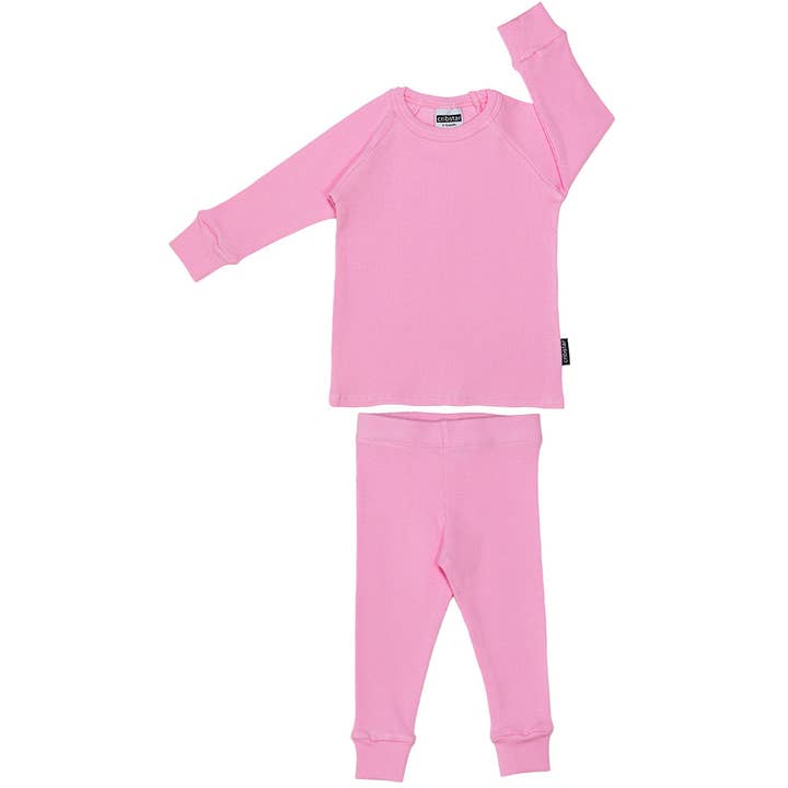 Set met ribbels - Candy Floss Pink voor wholesale door Cribstar
