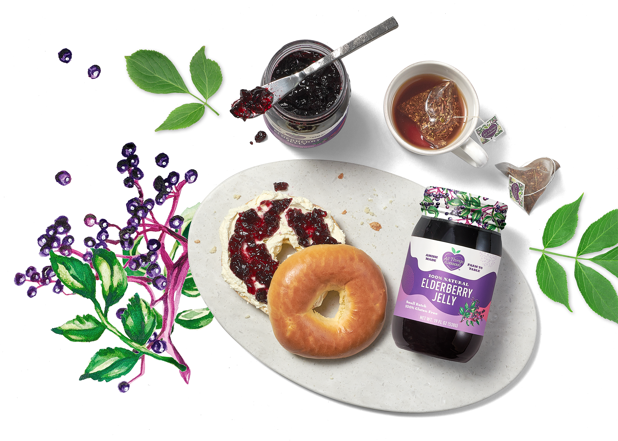 All Things Elderberry - Wholesale Jam/Jelly - Elderberry Jelly1