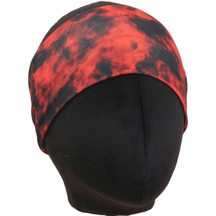 Bandeau stretch noir et rouge pour la vente par The Sassy Olive Handmade Headbands