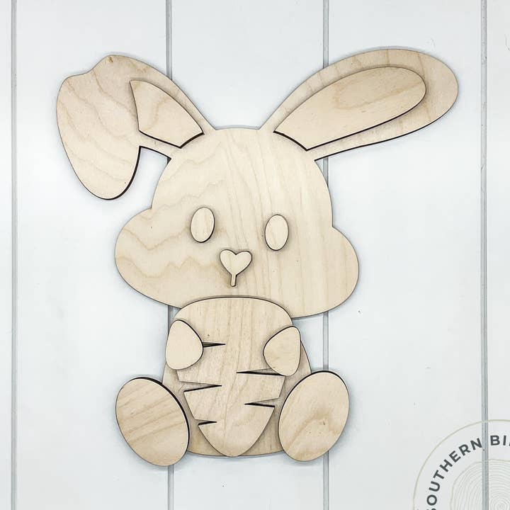 Bunny 3D Blank for wholesale by Southern Birch Company