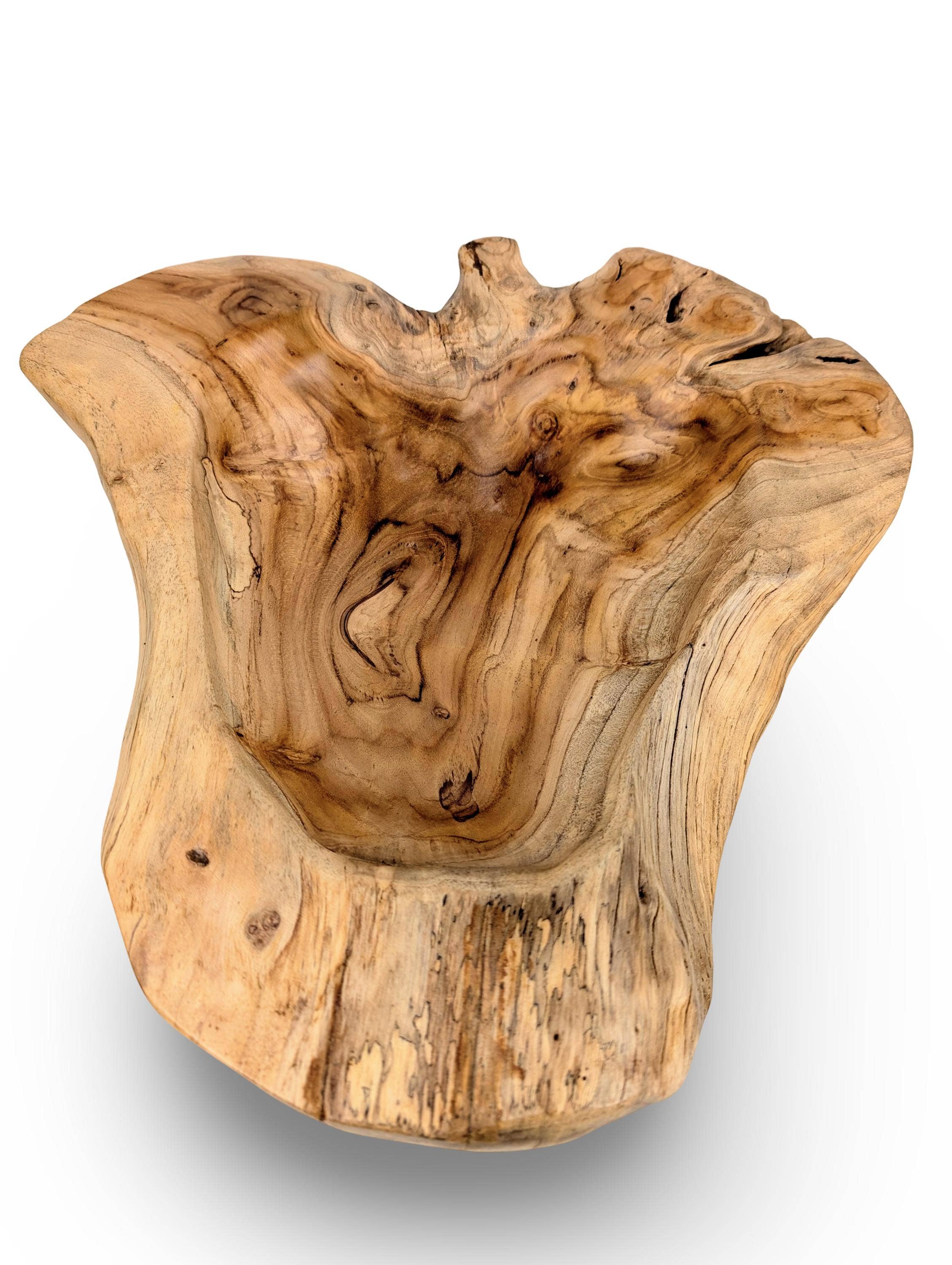 baligood - Wholesale Serve Bowl - Natural Edge Wood Bowl, Teakwood Bowl, Wooden Salad Bowl, Teak Serving Bowl, Natural Wood Bowl, Organic Wood Bowl, Wood 4