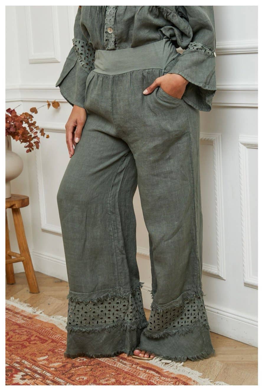 LÉA & LUC - Vendita all'ingrosso Pantalone - Donna - Pantaloni in 100% Lino RIF. 3049013