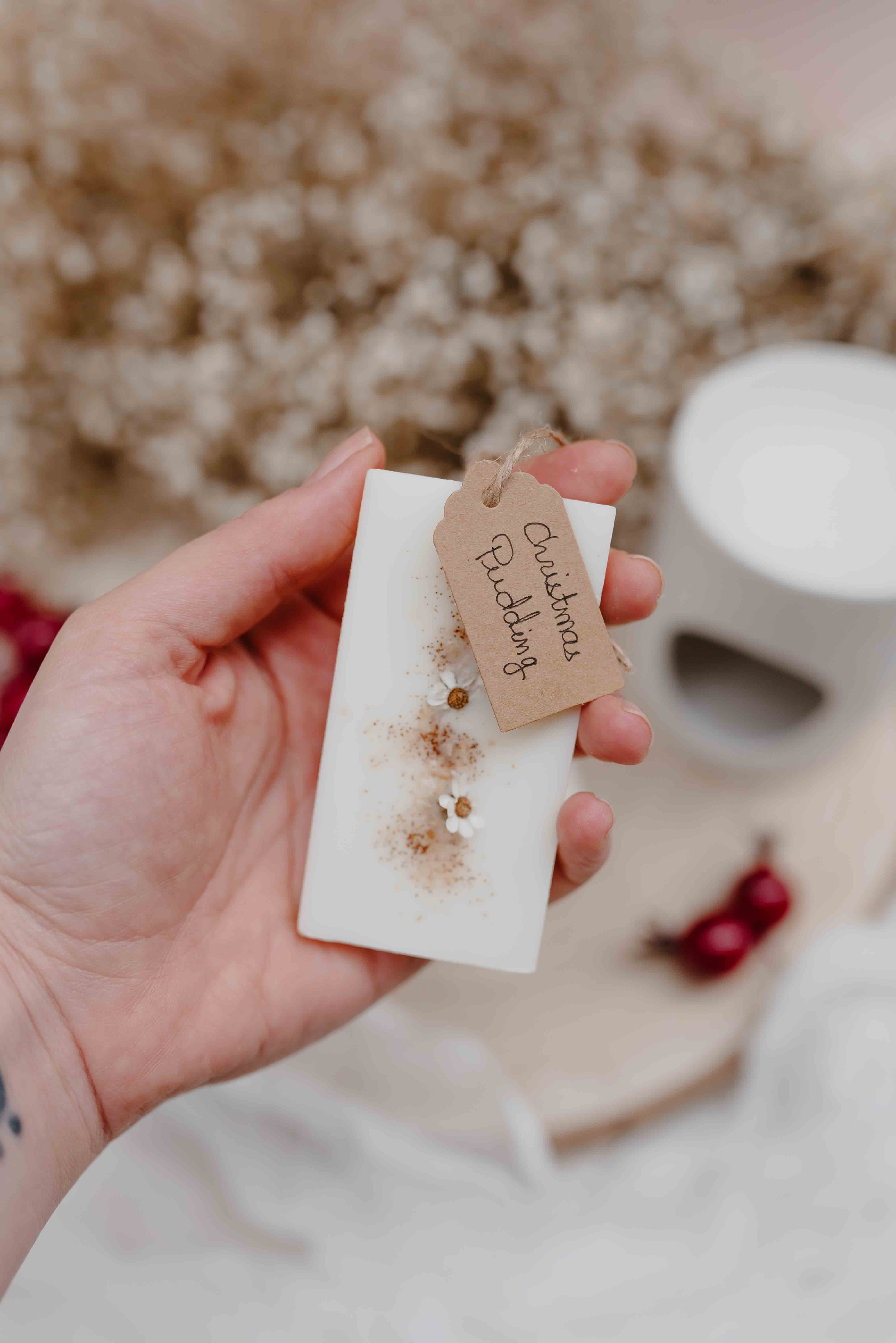 WILD CHILD Bougies & Co - Wholesale Wax Melt - “Christmas pudding” Fragrant wax tablet 10am1