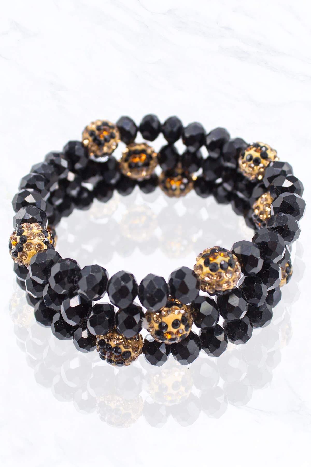 Suzie Q USA - Venta al por mayor Pulsera de cuentas - Pulsera Bola Bead & Leo Stone2