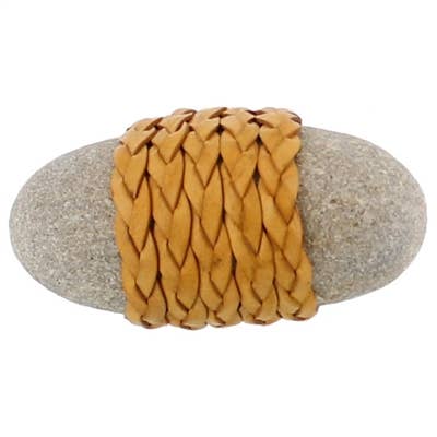 Pedra Zen embrulhada em couro, sortida por atacado de HomArt