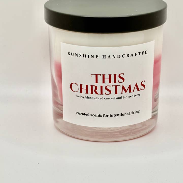 This Christmas - Coconut Soy Candle (7.5 oz) for wholesale by Sunshine Handcrafted