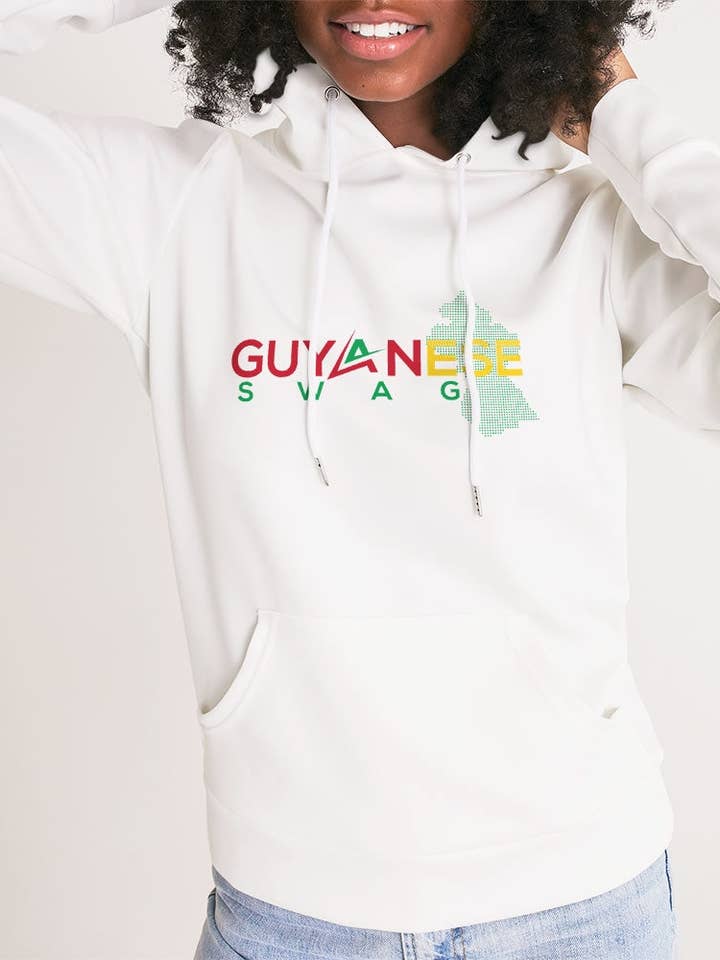 Guyanese Swag Guyana Map Women's Hoodie for wholesale by Guyanese Swag