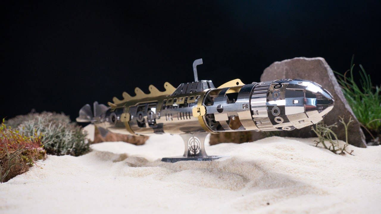 METAL-TIME INC. – Kit de artesanato DIY por atacado – Modelo DIY do Elusive Nautilus Submarine de Júlio Verne10