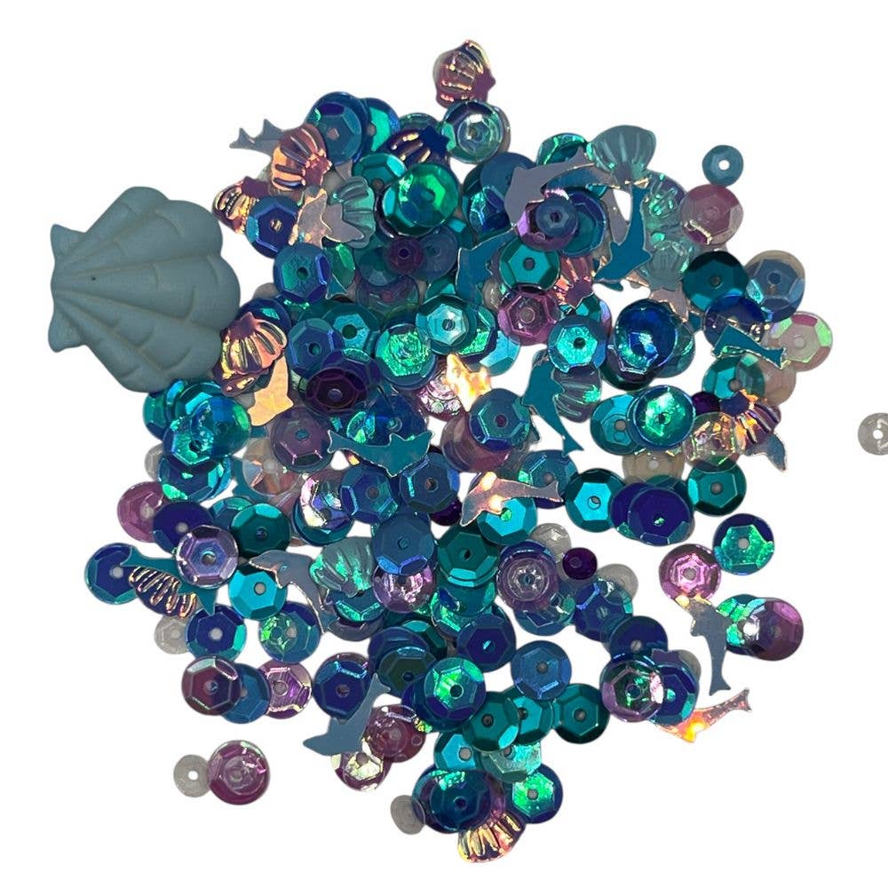 Buttons Galore & More - Wholesale DIY Craft Kit - Mermaid Canvas DIY Craft Kit3