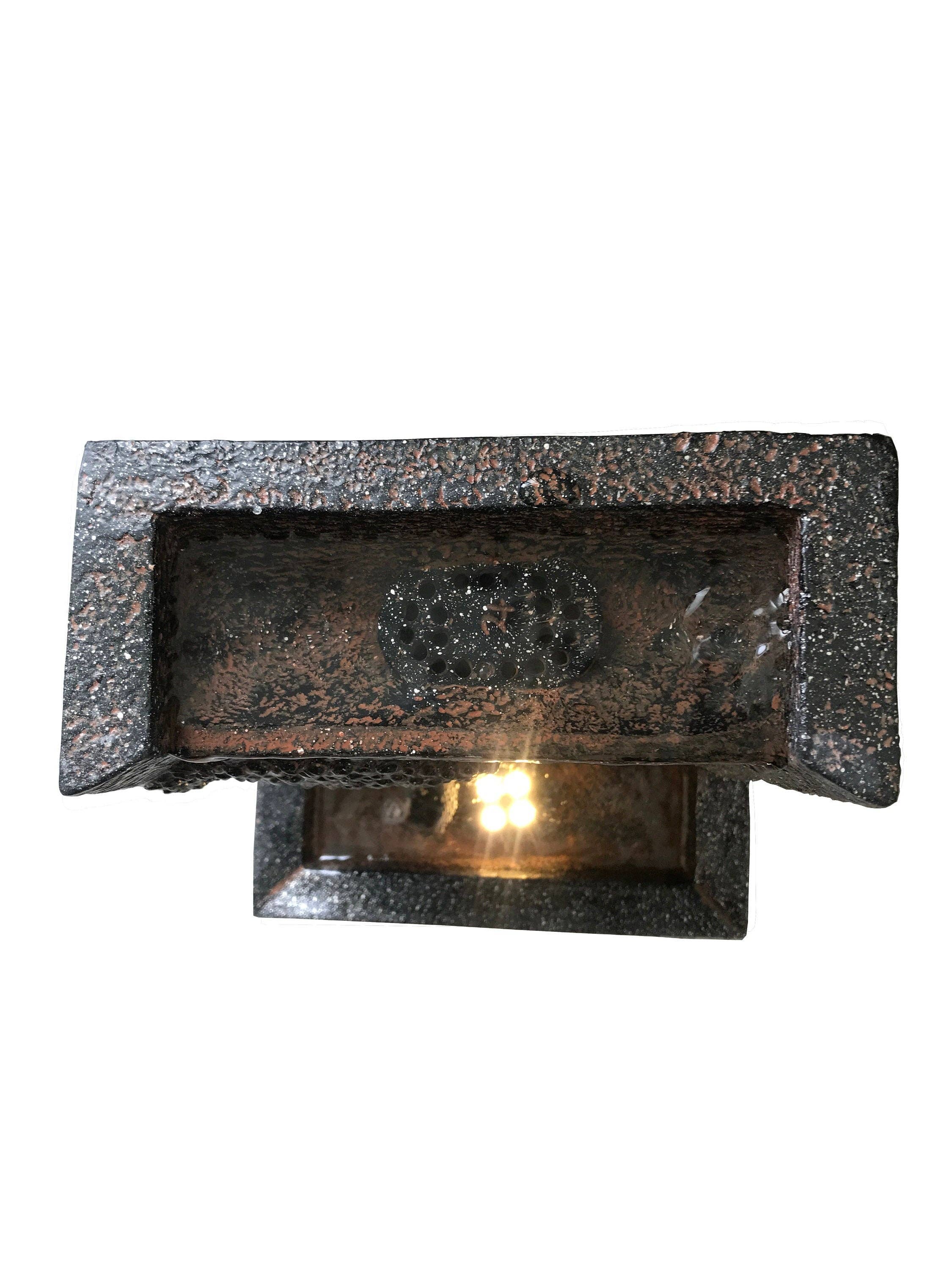 Hi-Line Gift Ltd. - Vente Bibelots/décorations d'extérieur - Fontaine murale Buddha avec LED3