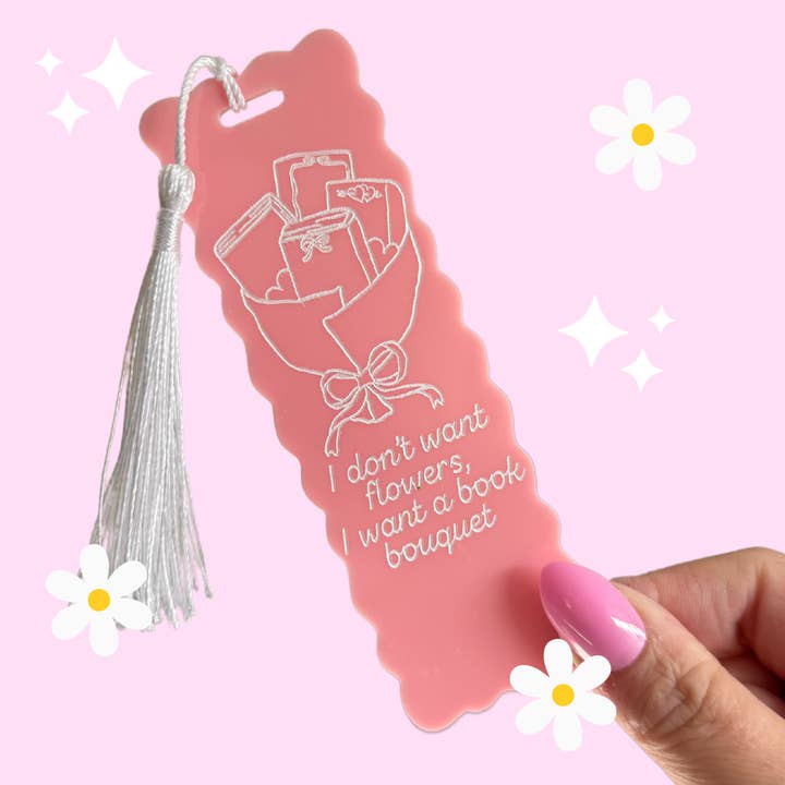 Book Bouquet Book Mark (Quirky, Funky, Kawaii,Y2K) for wholesale by Honey Blue Lane