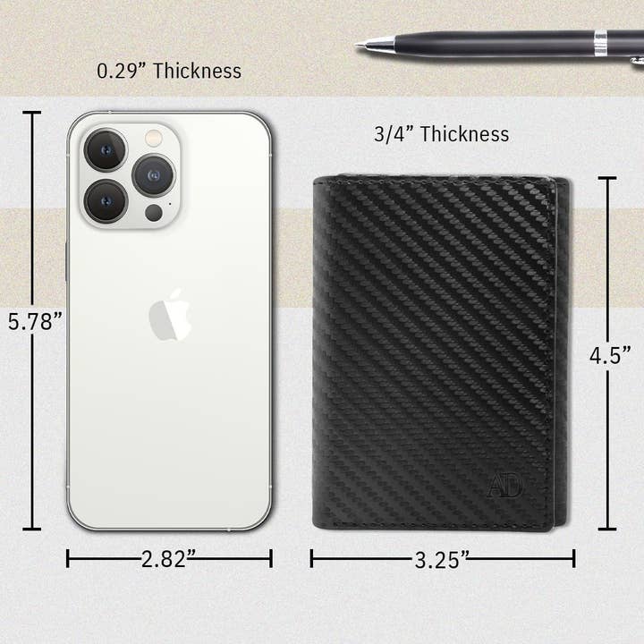 Access Denied Accessories - Wholesale Wallet - Men's - Trifold Wallets for Men Slim RFID Blocking Wallet Gifts Man8