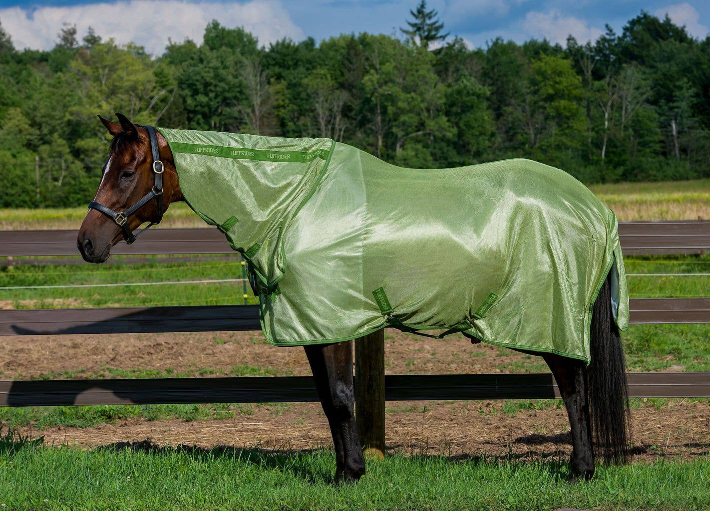 JPC Equestrian - Wholesale Horseback Riding Gear - TuffRider Sport Mesh Combo-Neck Fly Sheet2