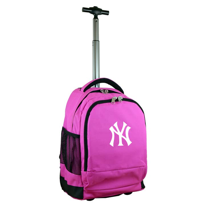 Mojo Licensing - Wholesale Backpack - Unisex - New York Yankees 19" Premium Wheeled Backpack