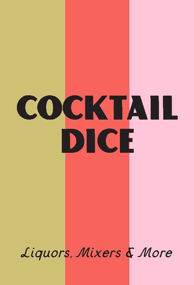 Chronicle Books - Wholesale Dice - Cocktail Dice3