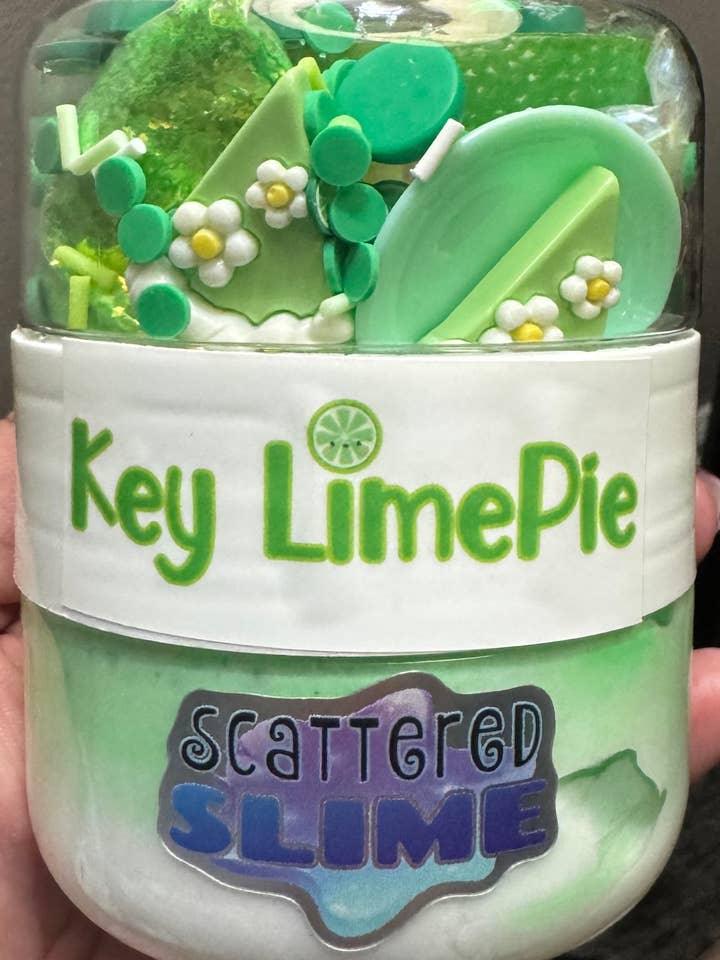 Key Lime Pie Slime Kit (Mini Me) for wholesale by Scattered Slime
