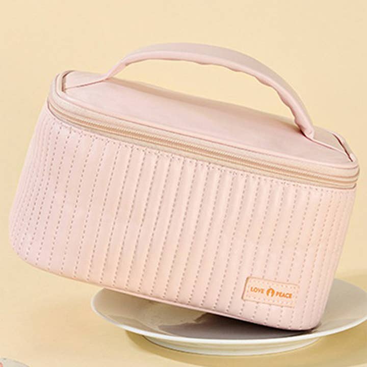 ACCITY - Wholesale Makeup/Cosmetic Bag - SOLID COLOR SQUARE MAKEUP BAG_CWAB0552