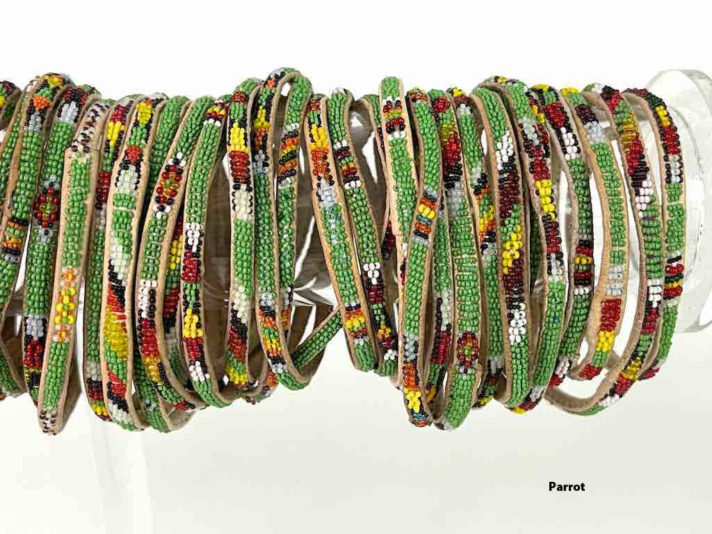 The Niger Bend - Vendita all'ingrosso Bracciale con perline - Sahara - Braccialetto in pelle Mali con perline7