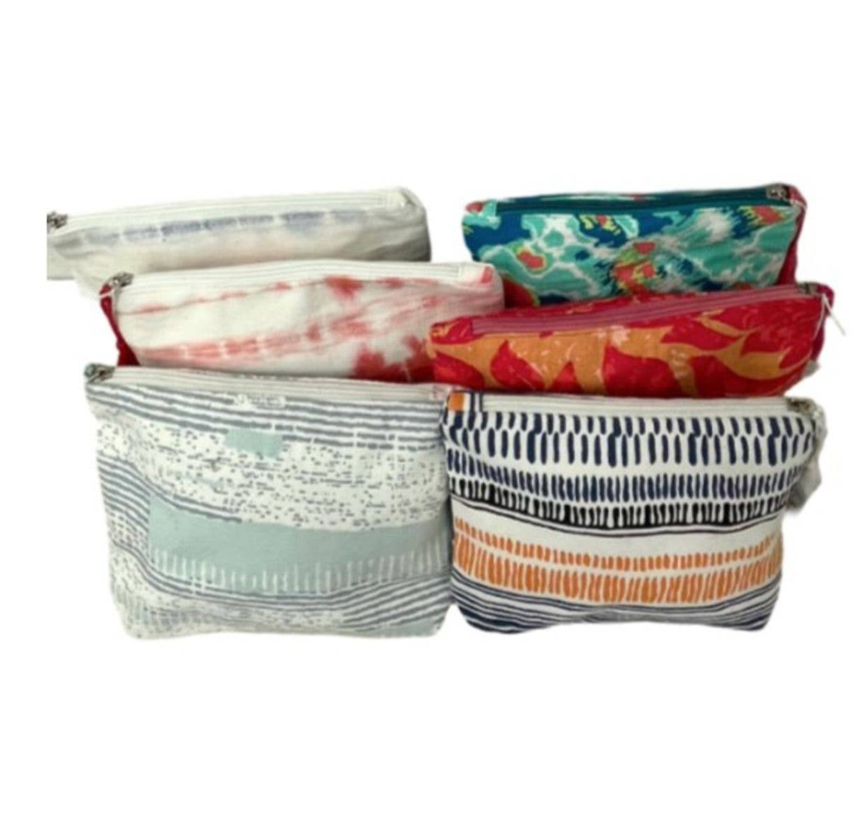 Status Collections - Wholesale Makeup/Cosmetic Bag - 10 Asst Cosmetic Pouches0