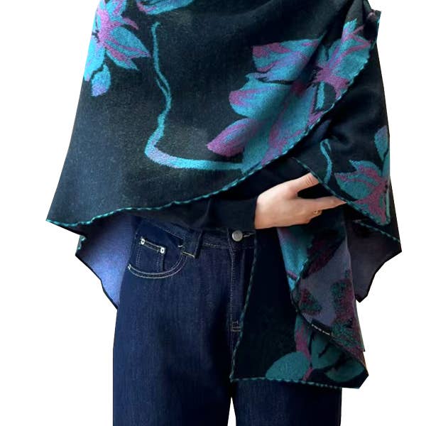 Winding River – wholesale Wrap - Dam – Lila Lotus Vändbar Loop Omslag