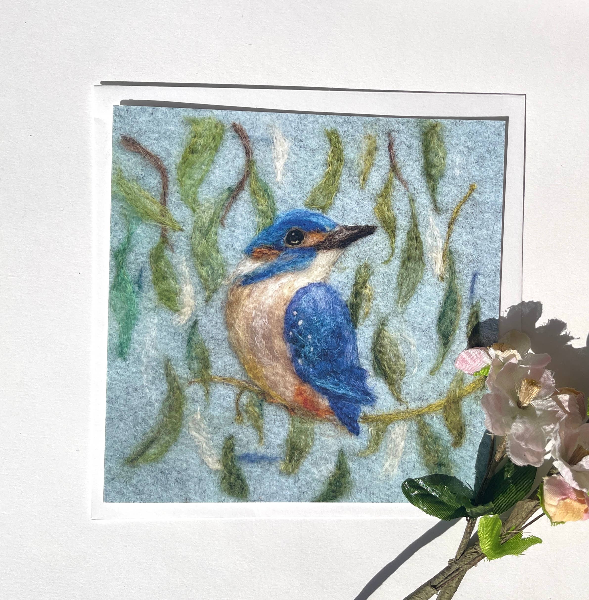 Sweet Liberty Belle - Wholesale Everyday Greeting Card - King Fisher Greeting Card - textured felt art5