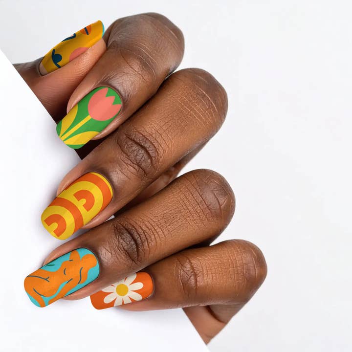 FYNE BODY – wholesale Lösnaglar – Splat-tastic Canvas Kreativitet Tryck-på Naglar94