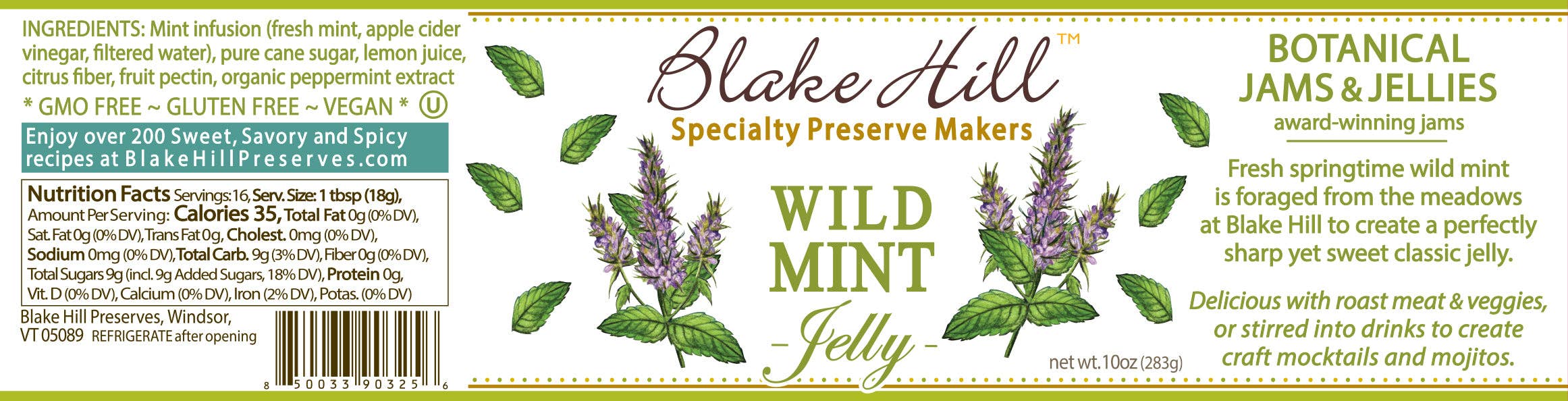 Blake Hill Preserves - Wholesale Jam/Jelly - Fresh Mint Jelly16