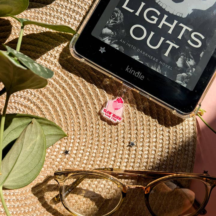 'Slow Burn Book Club' Kindle Charm for wholesale by Alaina Creates