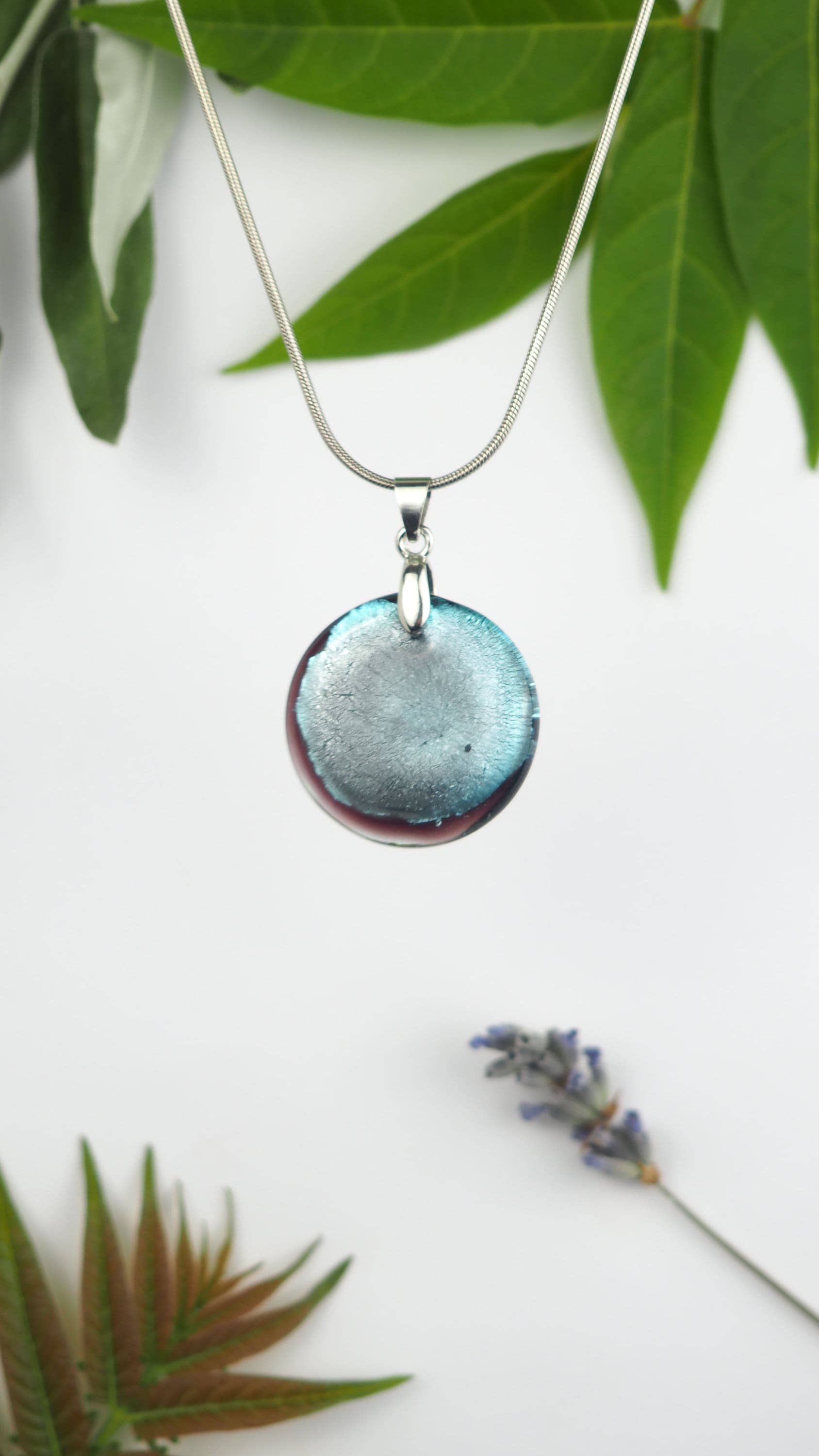 Drusilya Glass Art - Wholesale Pendant/Charm Necklace - Antares Necklace Handmade Murano Glass Jewelry Lampworking5