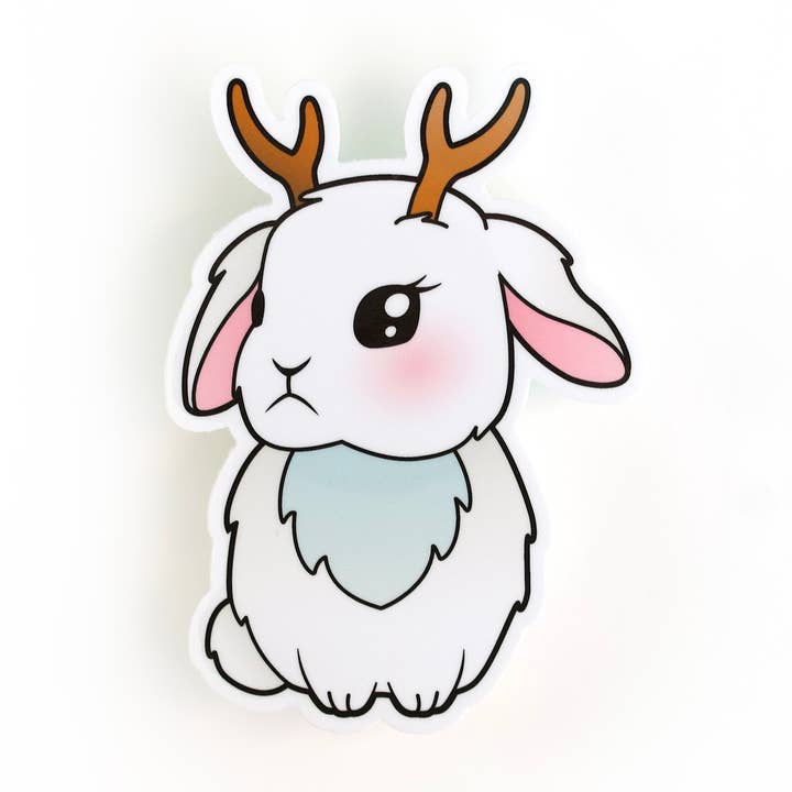 Autocollant Jackalope pour la vente par LuxCups Creative
