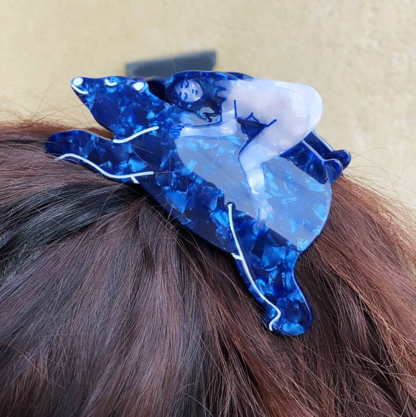 Lisa Junius - Wholesale Hair Clip - Women's - Girl and Bear Hair Claw1