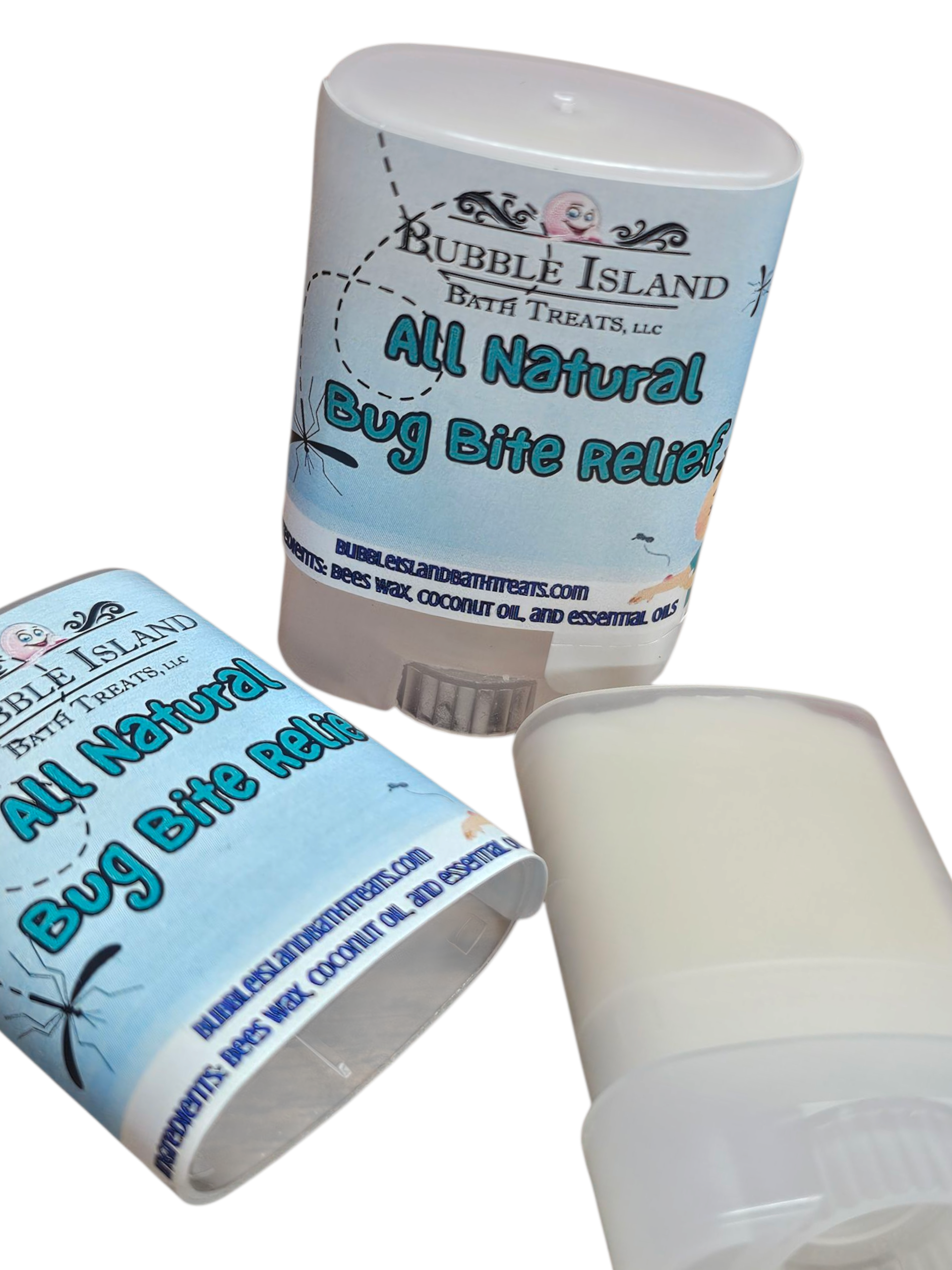 Bubble Island Bath Treats - Wholesale Insect Repellent - Bug Bite Relief Bar1