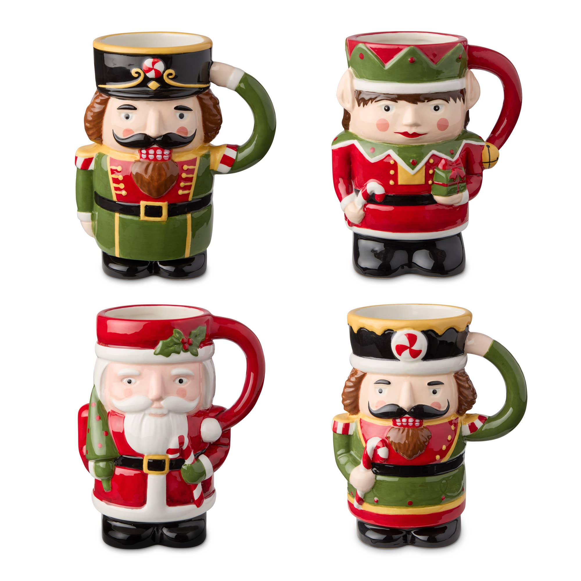 Certified International - Wholesale Coffee Mug - Nutcracker Parade 3-D Mugs 18 oz. asst.1