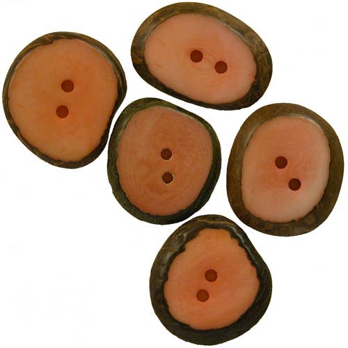 One World Projects - Wholesale Sewing Button/Snap - Small Tagua Sliced Buttons14