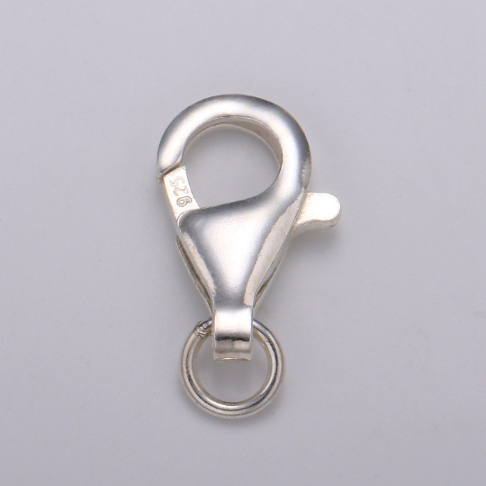 Aim Eternal - Venta al por mayor Pinza - Cierres de langosta de plata de ley 925 con anillo saltador, accesorios de joyería para pulsera, collar, fabricación de joyas, componente de suministro de 10 mm, 13 mm, 20 mm SL-233 SL-234 SL-2352