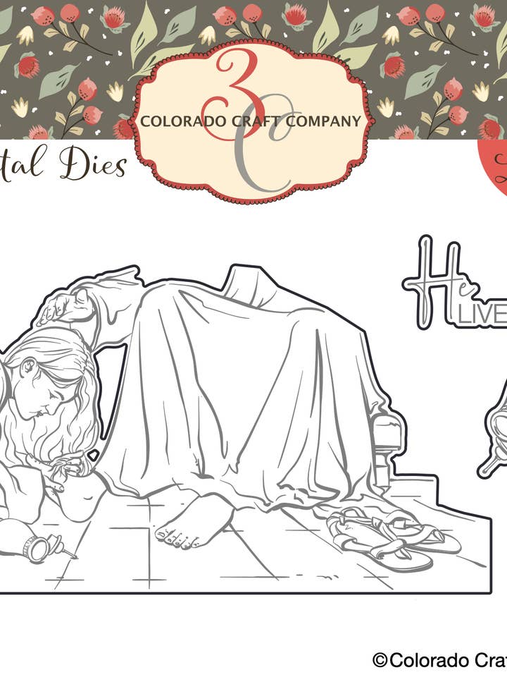 LL645-D Lovely Legs ~ Troqueles de Pascua derramados para venta al por mayor de Colorado Craft Company