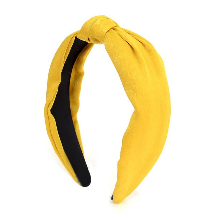 Selini New York - Wholesale Fashion Headband - Women's - Solid Color "C" Shaped Head Band3