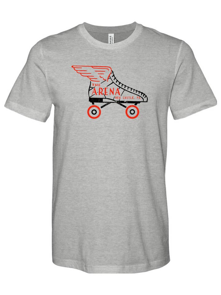Yinzylvania - Wholesale Screen Printed T-Shirt - Unisex - The Arena Roller Rink - New Castle, PA0