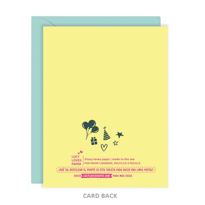 Lucy Loves Paper - Wholesale Birthday Card - Lucha Libre Feliz Cumpleaños | Birthday Card In Spanish (A2)1