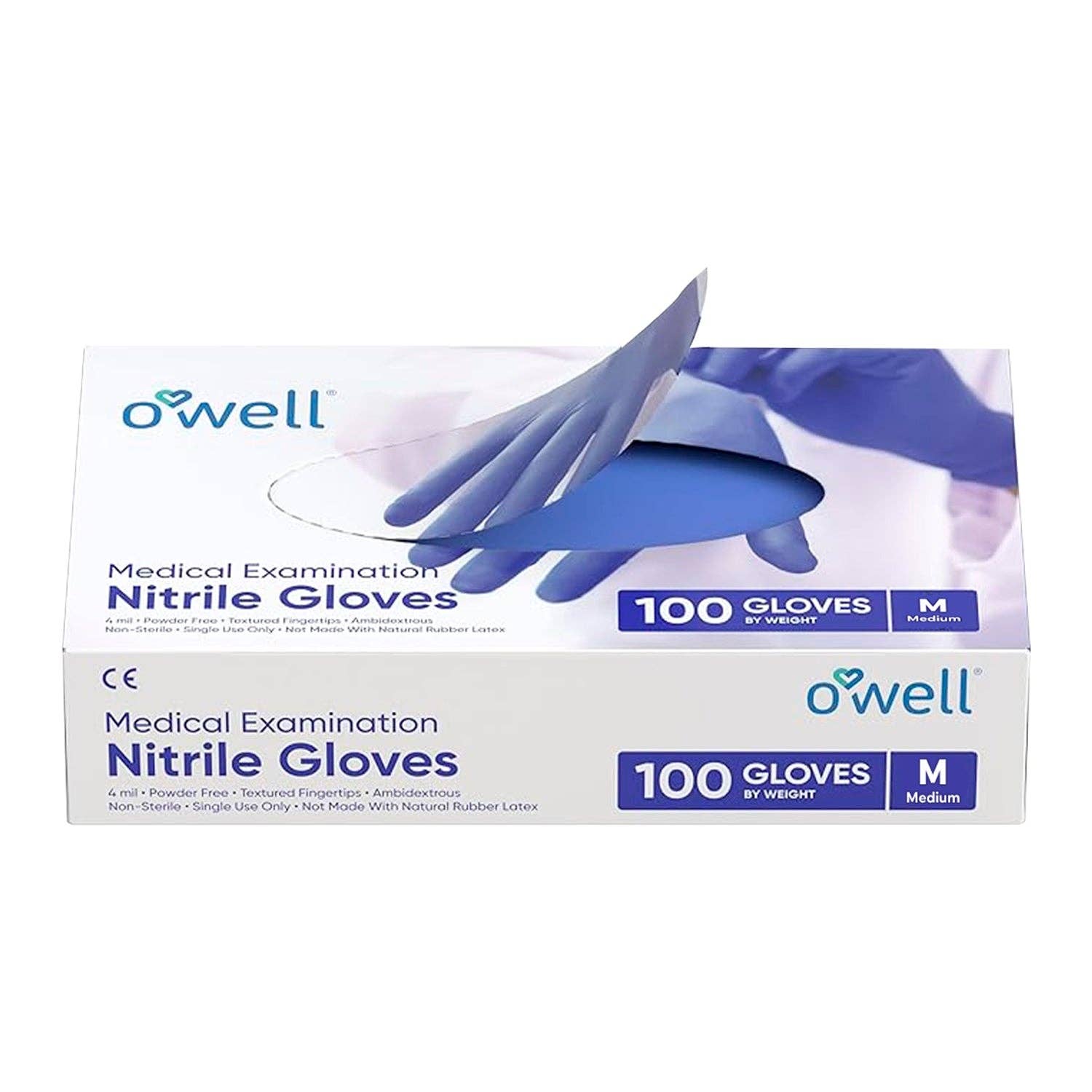 OWELL LLC - Wholesale Cleaning Gloves - OWELL Blue Medical Exam Nitrile Disposable Gloves -100 Count12
