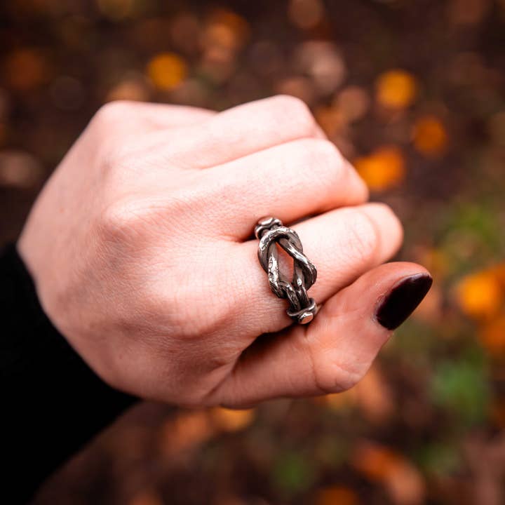 Dagda Ring-Argentium Sterling Silver for wholesale by Skolland Jewelry