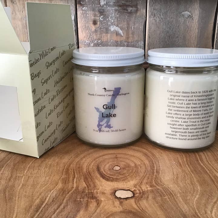 North Country Candle - Wholesale Jar/Filled Candle - Gull Lake - 9 oz Soy Wax Candle0