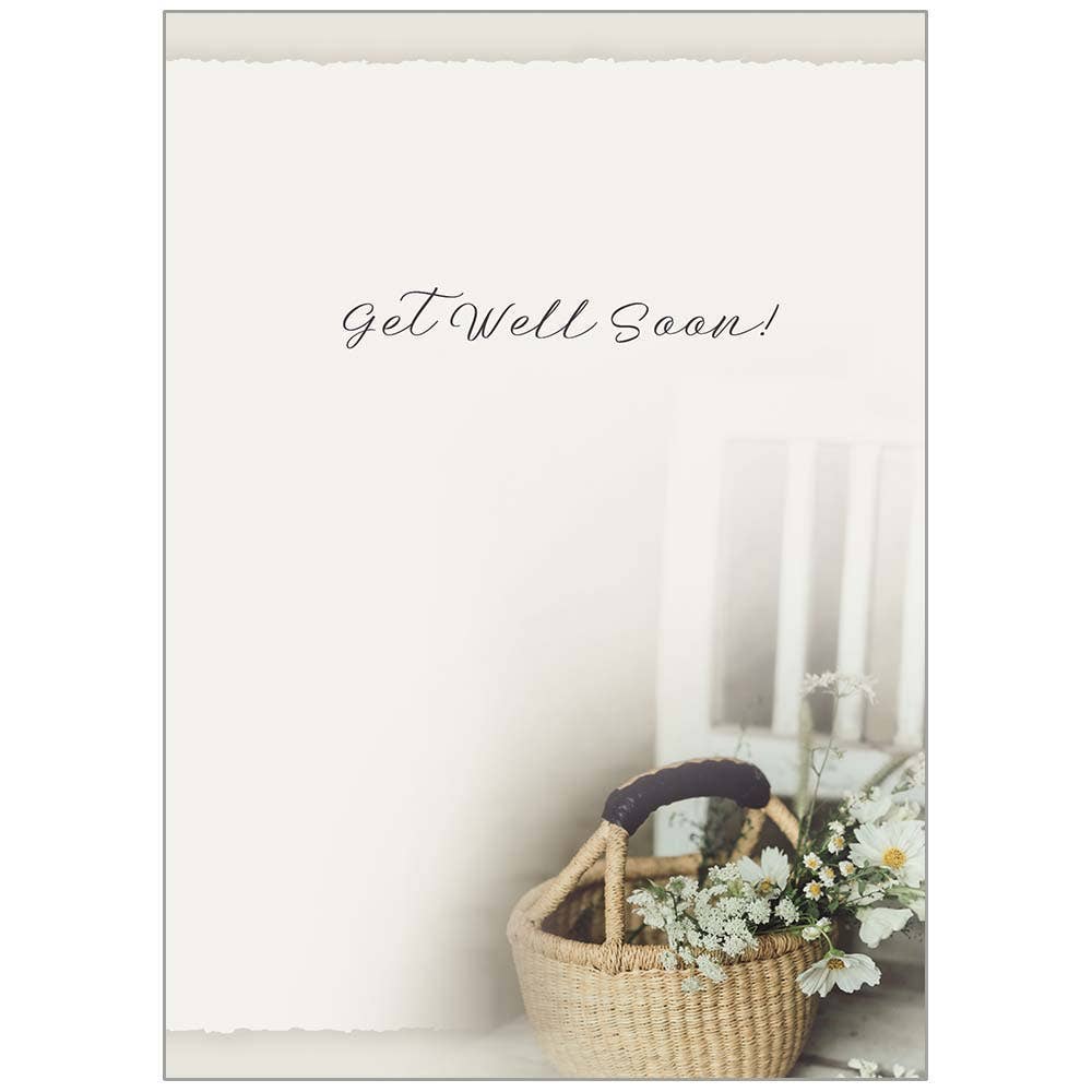 Legacy - Wholesale Get Well Card - Chair of Daisies - Get Well Card1