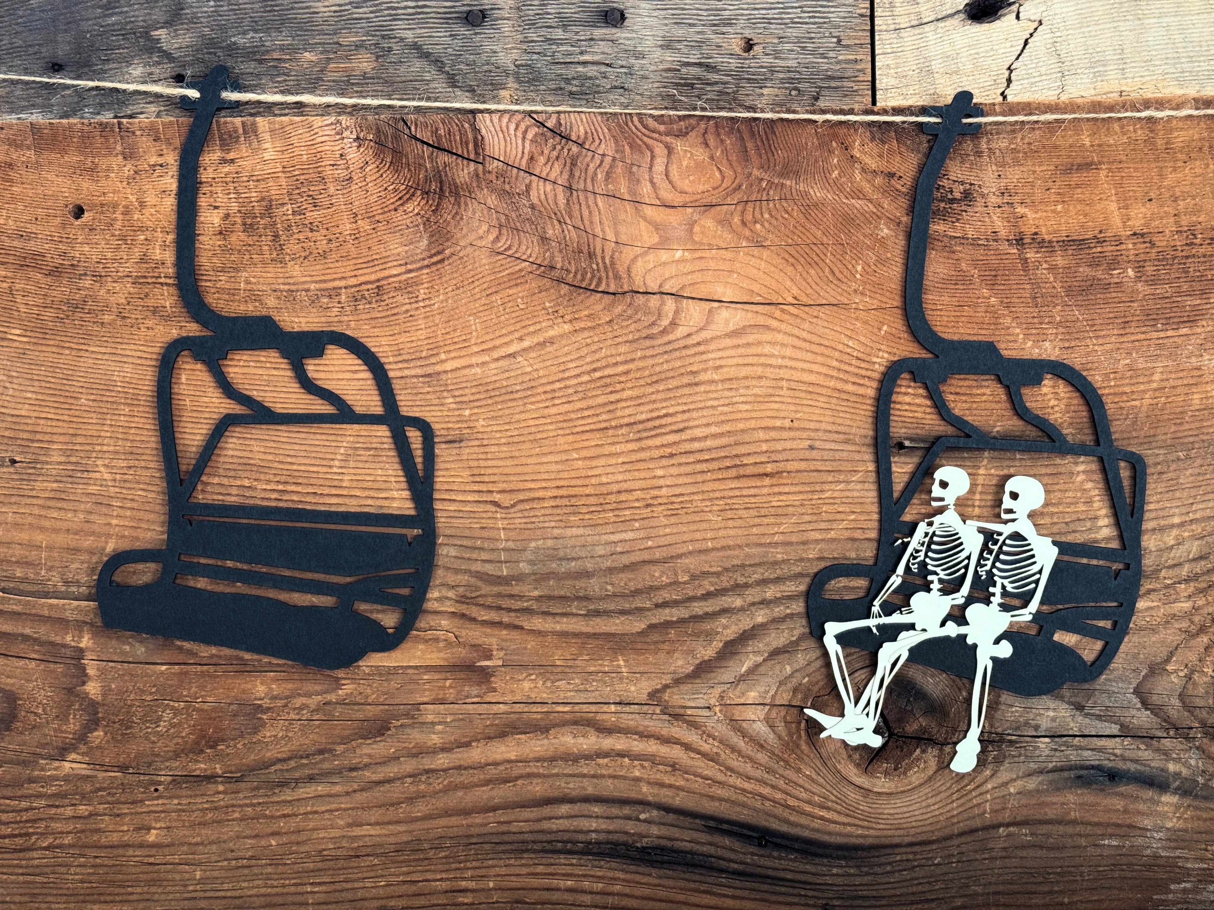 Black The Halloween Chairlift Garland for wholesale on Faire4