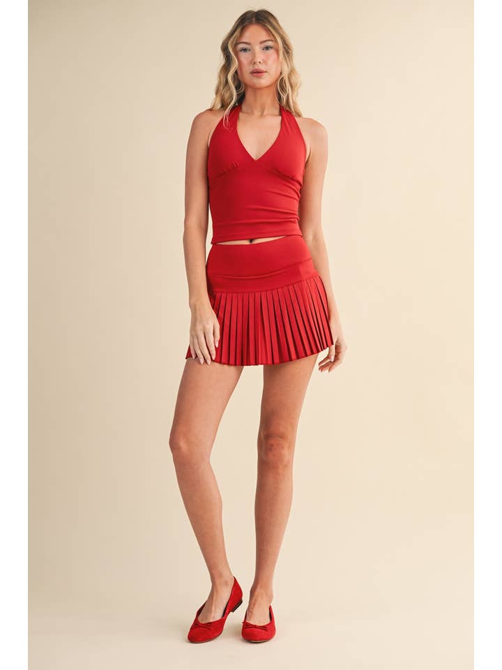 KIMBERLY C - Wholesale Athletic Top - Women's - Plunge Halter Tank10