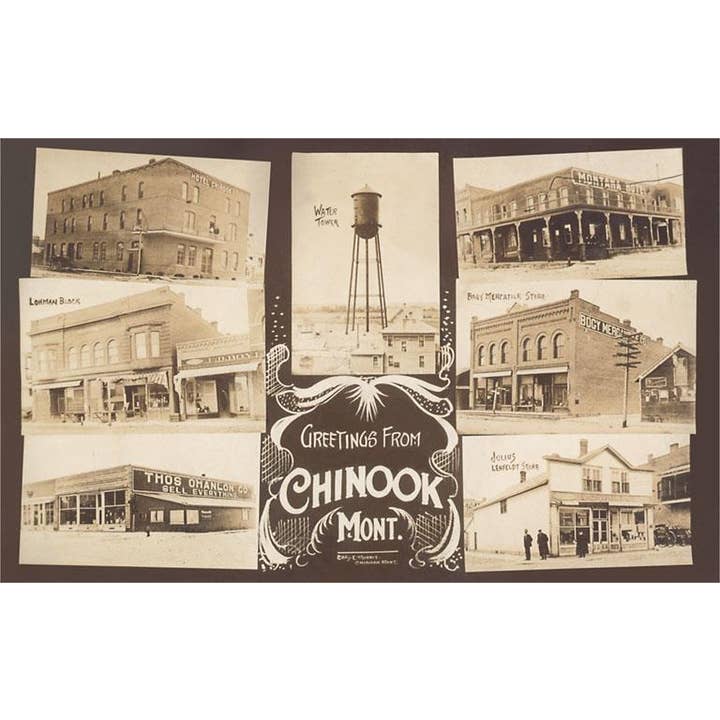 Found Image Press - Wholesale Postcard - Postcard MT-545 Greetings from Chinook