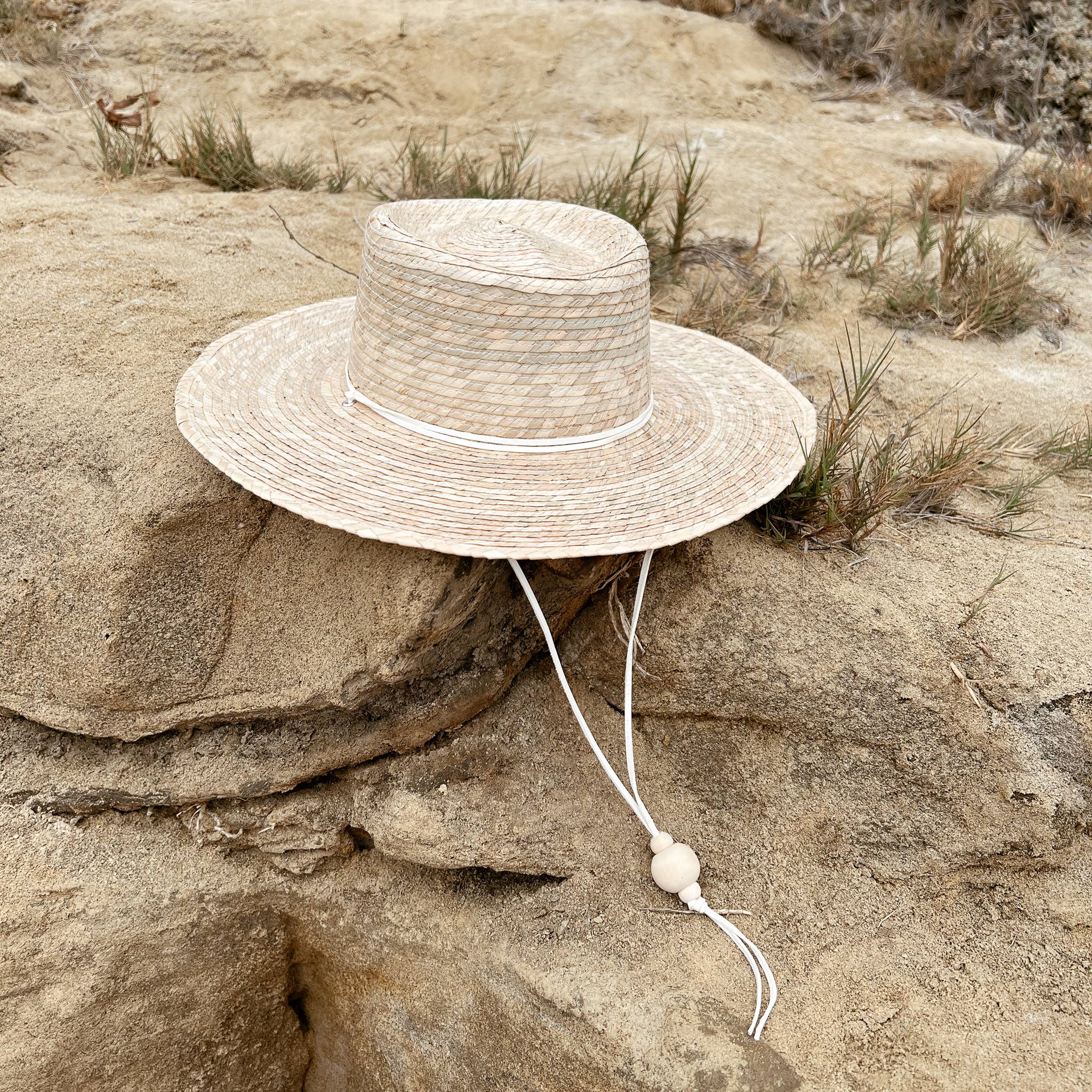 Leah - Wholesale Straw Hat - Women's - Telescope  sun hat + chin strap, best beach hats for women6