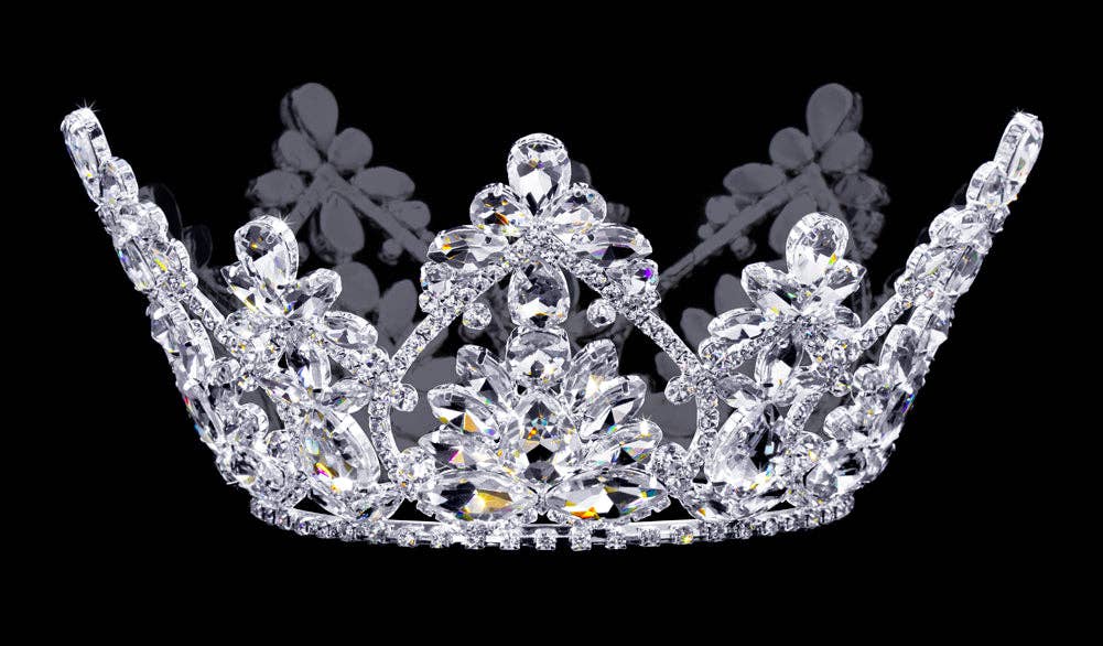 Bridal Store Jewelry - Wholesale Tiara - Women's - #16776 - Royal Arch Crown - 4"